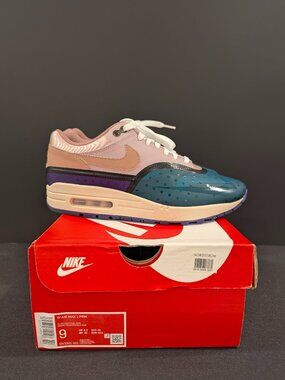 W Nike Air Max 1 PRM - sz 9W - Plum Fog/Fossil Rose